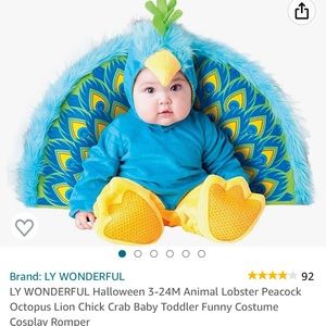 Toddler Peacock Costume